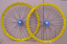 leopard print color 700c wheelsets
